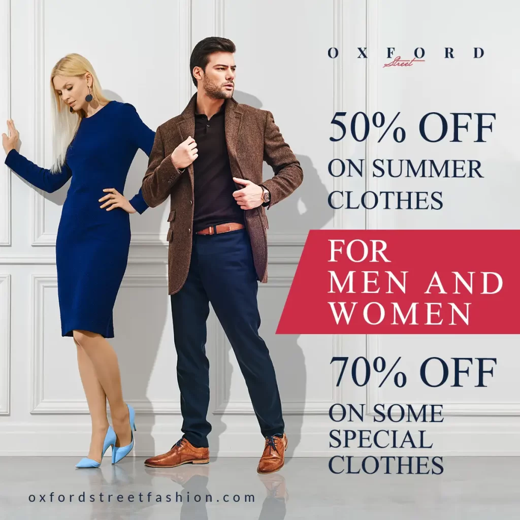 Summer Clothes: 50% Discount | Oxford Street Fashion